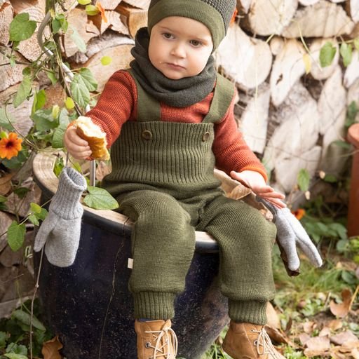 Disana Organic Merino Wool Knitted Trouser Overall - Nature's Wild Child