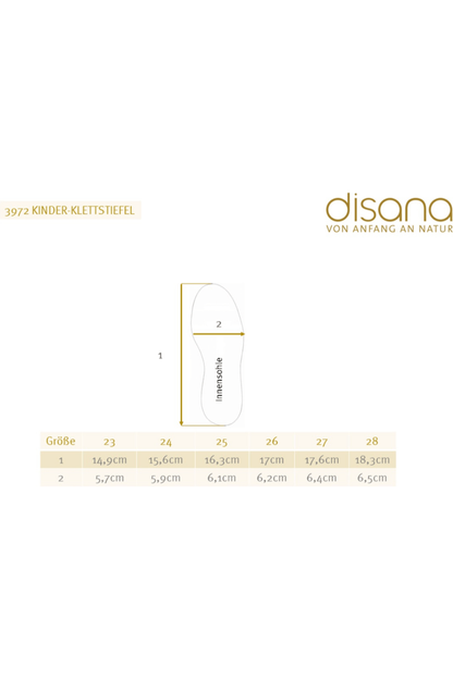 Disana - Organic - Wool Kids Shoes - Natural Rubber Soles - Laced - Nature's Wild Child