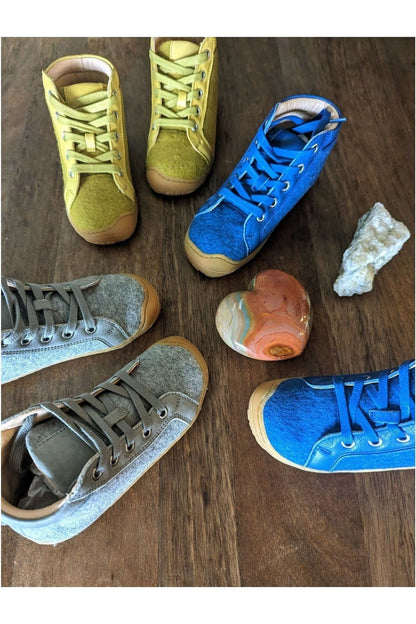 Disana - Organic - Wool Kids Shoes - Natural Rubber Soles - Laced - Nature's Wild Child
