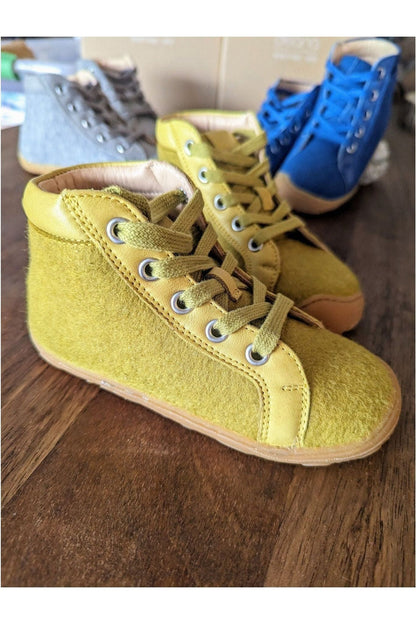 Disana - Organic - Wool Kids Shoes - Natural Rubber Soles - Laced - Nature's Wild Child
