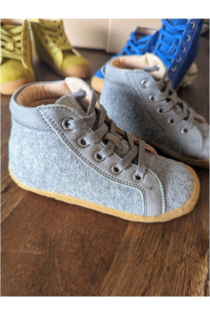 Disana - Organic - Wool Kids Shoes - Natural Rubber Soles - Laced - Nature's Wild Child