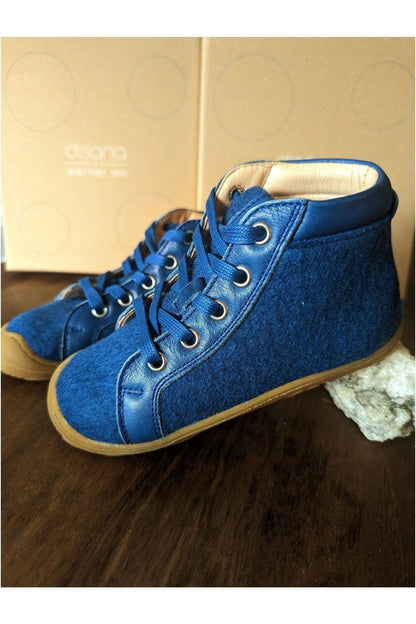 Disana - Organic - Wool Kids Shoes - Natural Rubber Soles - Laced - Nature's Wild Child
