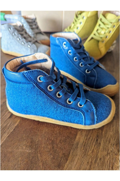 Disana - Organic - Wool Kids Shoes - Natural Rubber Soles - Laced - Nature's Wild Child