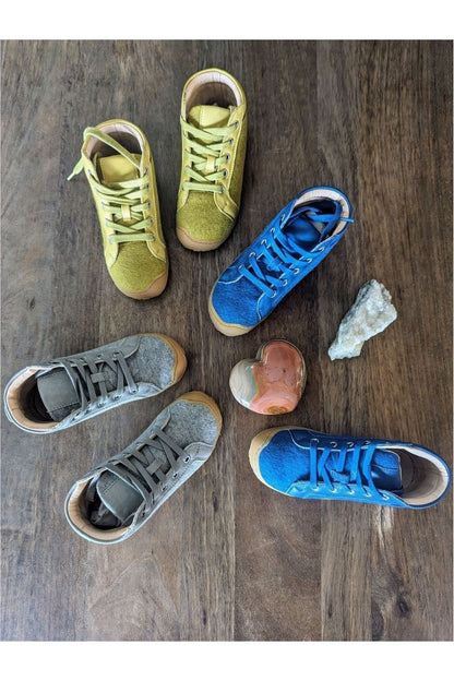 Disana - Organic - Wool Kids Shoes - Natural Rubber Soles - Laced - Nature's Wild Child
