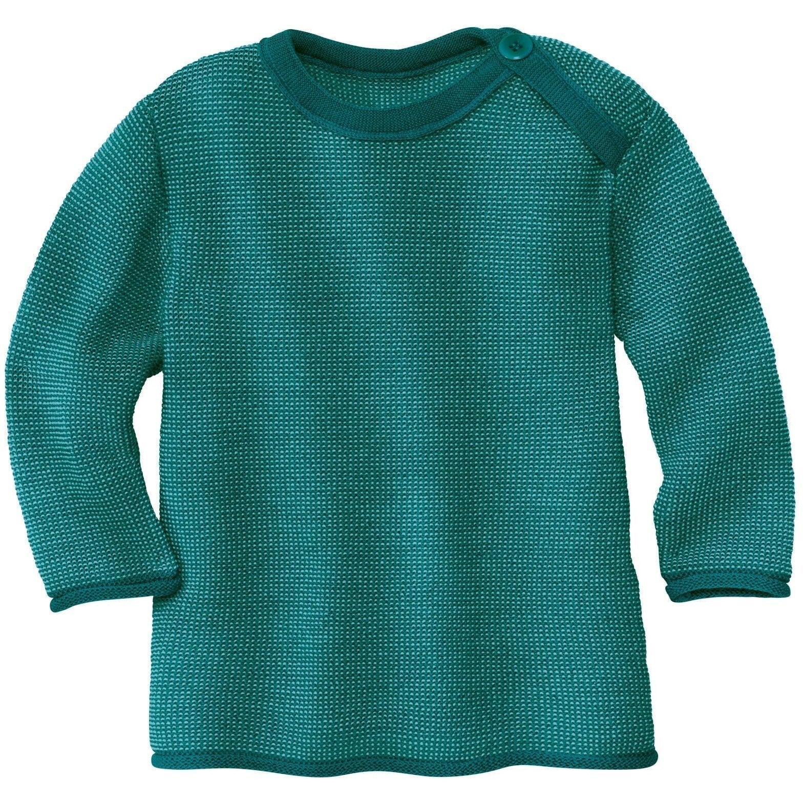 Disana Shoulder Button Organic Merino Wool Sweater - Nature's Wild Child