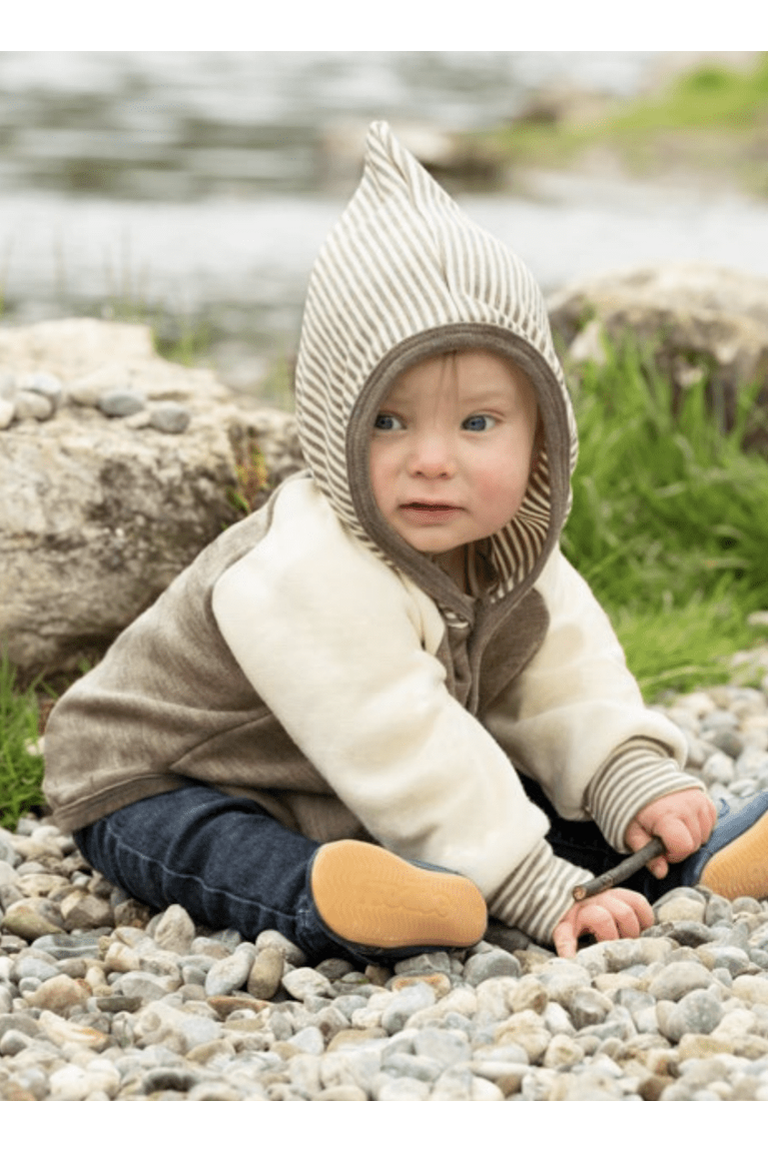 Engel - Organic Merino Terry Baby Jacket - Nature's Wild Child