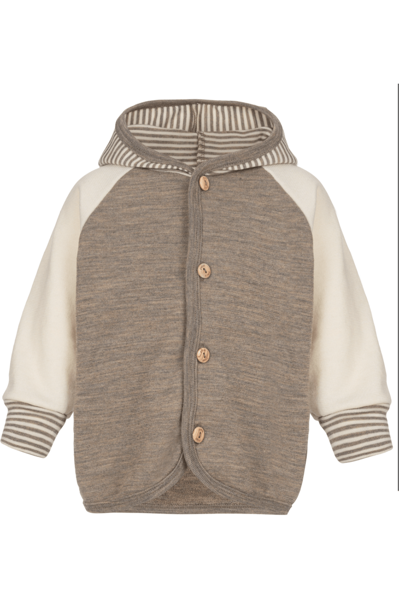 Engel - Organic Merino Terry Baby Jacket - Nature's Wild Child