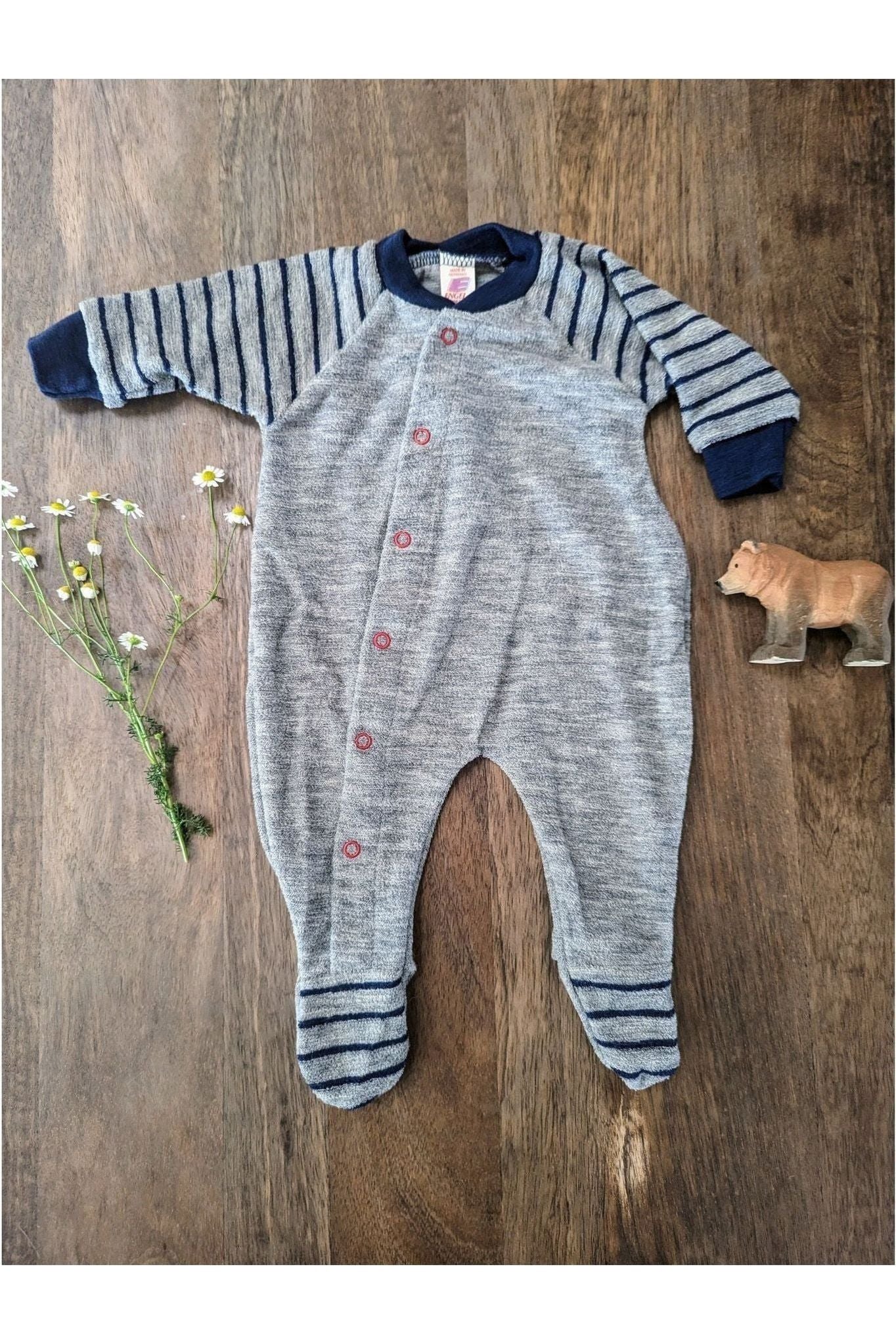 Engel - Organic Merino Terry Baby Pajama - Nature's Wild Child