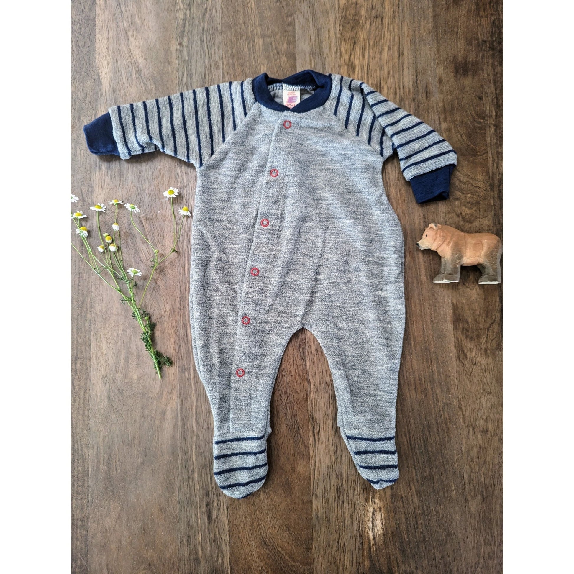 Engel - Organic Merino Terry Baby Pajama - Nature's Wild Child