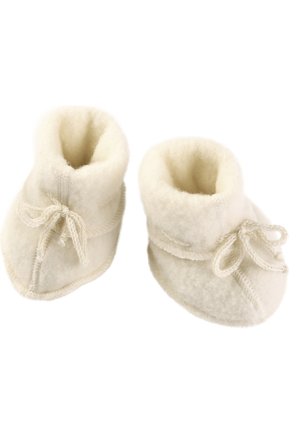 Engel - Organic Merino Wool Fleece - Baby Booties - Nature's Wild Child