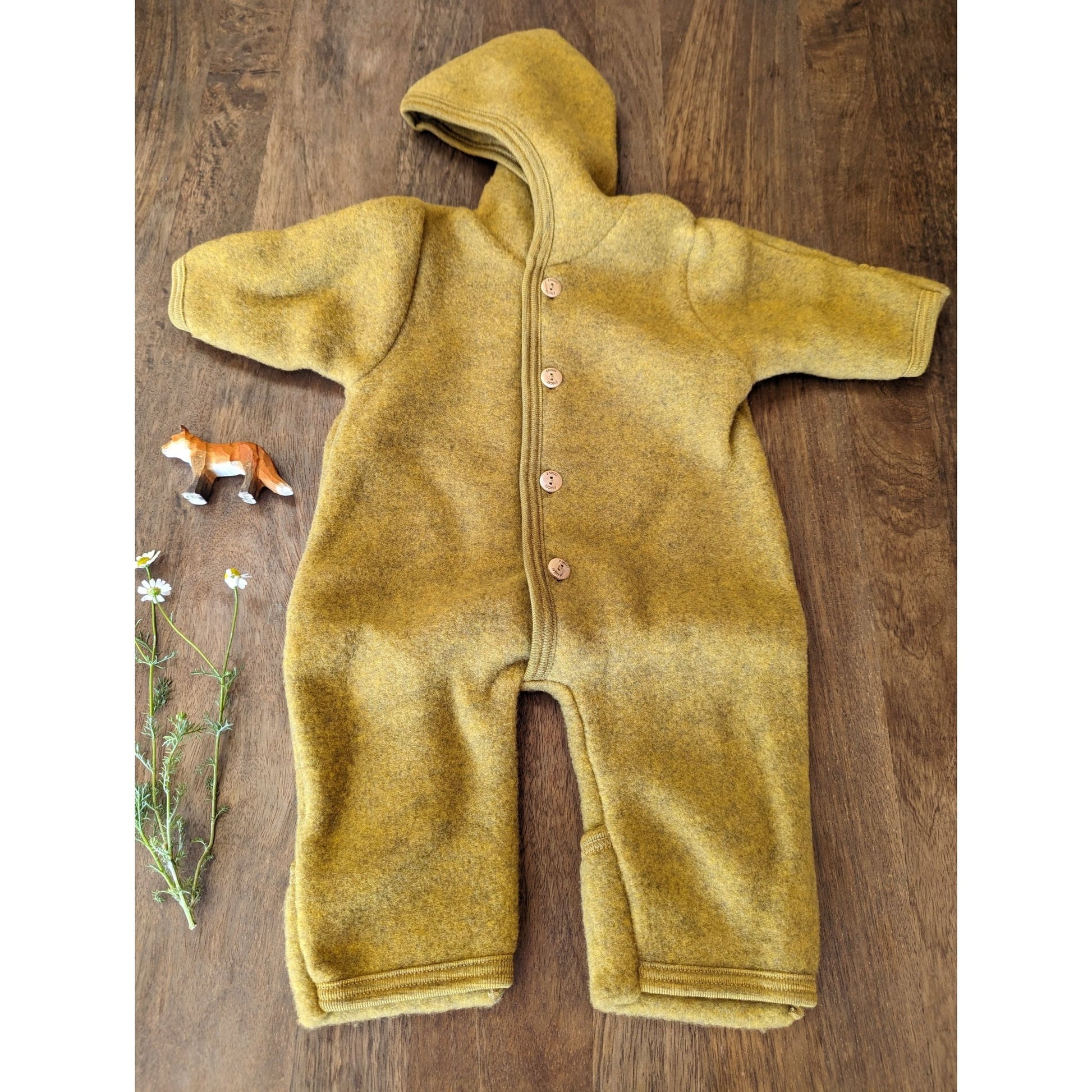 Engel Organic Merino Wool Fleece Baby Bonnet Walnut - Engel Wool Canada -  Ava's Appletree