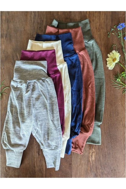 Engel - Organic Merino Wool Silk Baby Pants - Nature's Wild Child