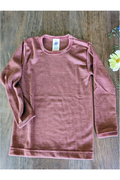 Engel - Organic Merino Wool Silk - Kids Long Sleeve Top (1 - 8 years) - Nature's Wild Child