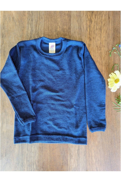Engel - Organic Merino Wool Silk - Kids Long Sleeve Top (1 - 8 years) - Nature's Wild Child