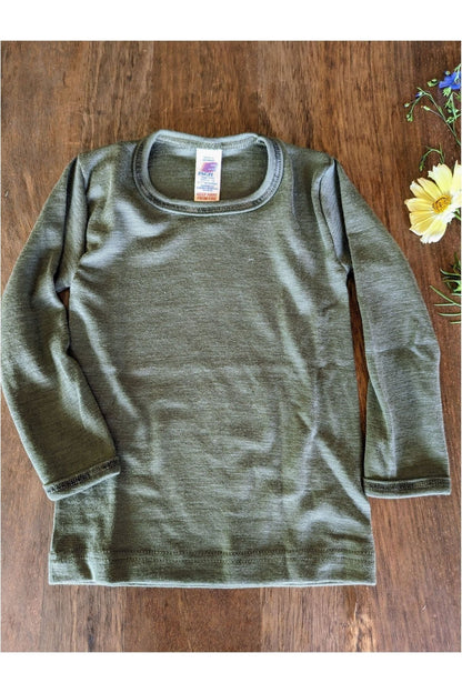 Engel - Organic Merino Wool Silk - Kids Long Sleeve Top (1 - 8 years) - Nature's Wild Child