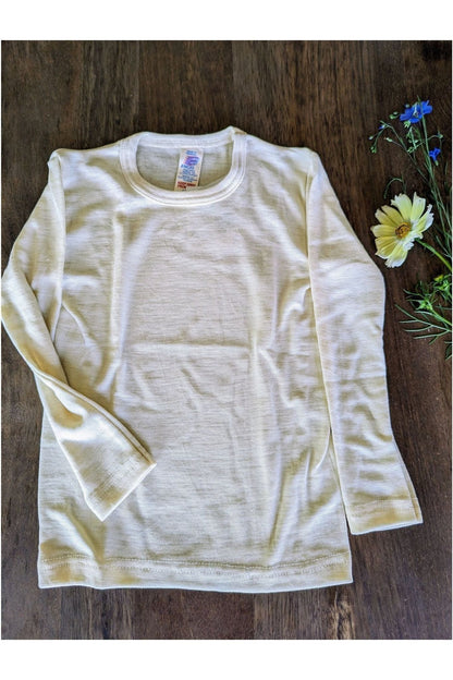 Engel - Organic Merino Wool Silk - Kids Long Sleeve Top (1 - 8 years) - Nature's Wild Child