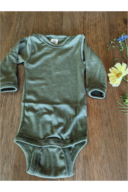 Engel - Organic Merino Wool Silk Onesies - Long Sleeves - Nature's Wild Child
