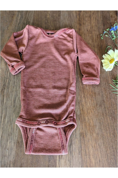 Engel - Organic Merino Wool Silk Onesies - Long Sleeves - Nature's Wild Child