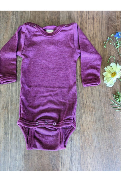 Engel - Organic Merino Wool Silk Onesies - Long Sleeves - Nature's Wild Child