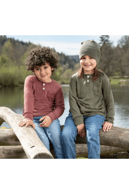 Engel - Organic Merino Wool Silk - Pocket Long Sleeve - Nature's Wild Child