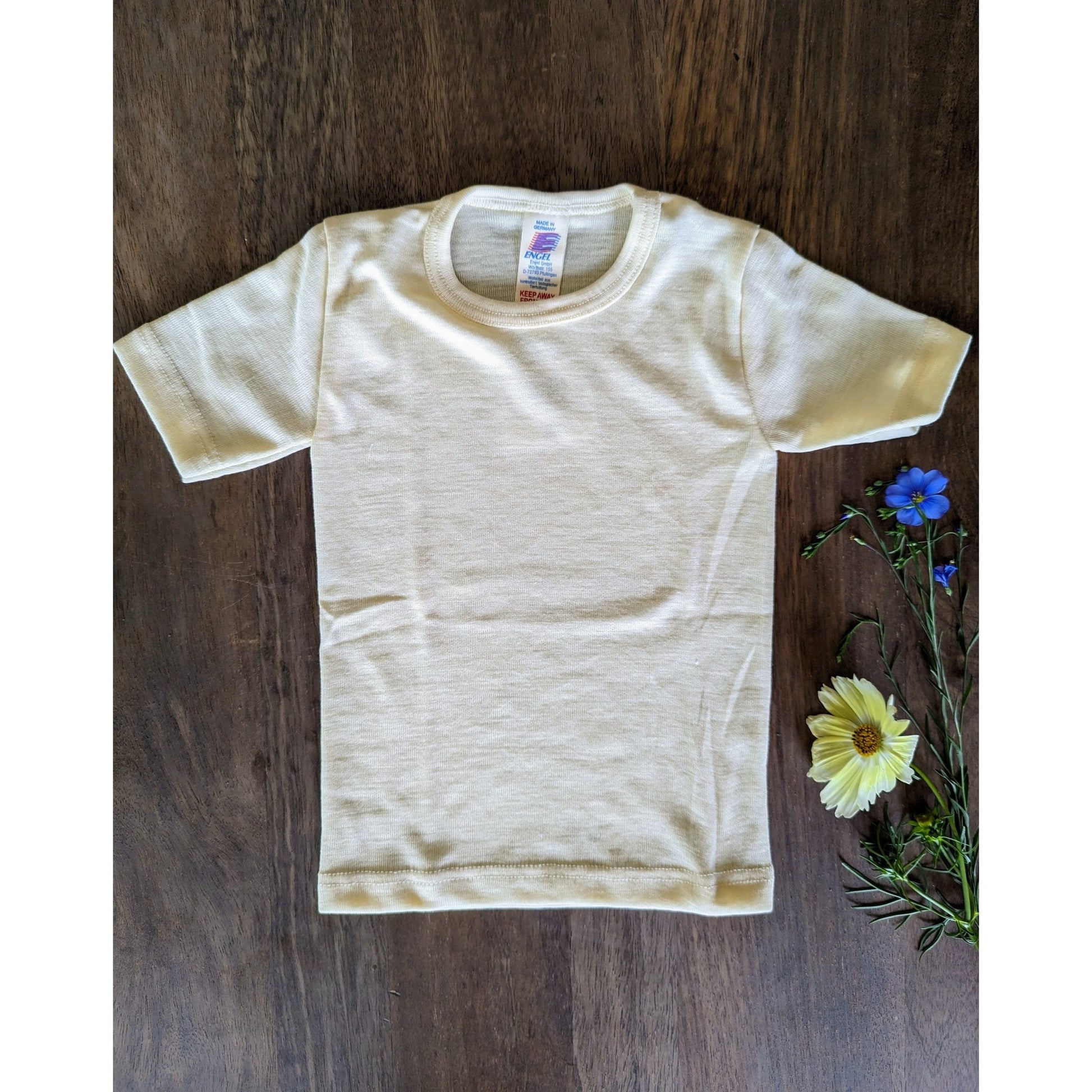 Engel - Organic Merino Wool Silk T-Shirt for Kids - Nature's Wild Child