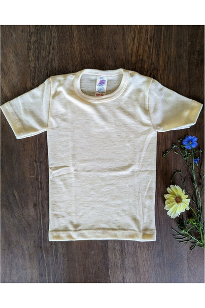 Engel - Organic Merino Wool Silk T-Shirt for Kids - Nature's Wild Child