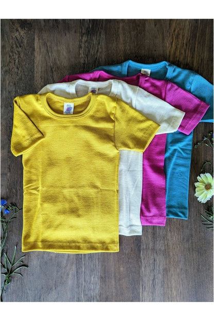 Engel - Organic Merino Wool Silk T-Shirt for Kids - Nature's Wild Child