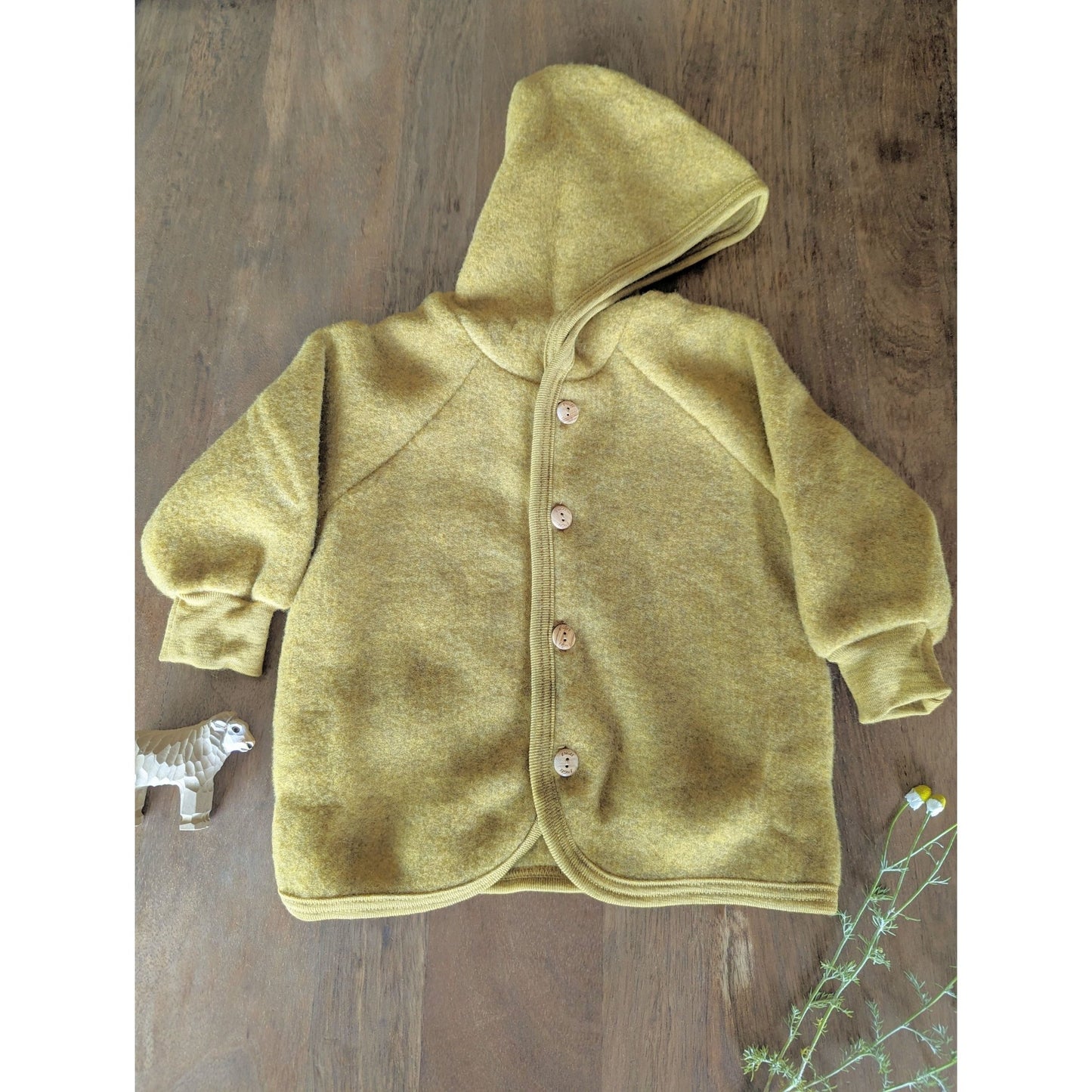 Engel - Organic Wool Fleece Jacket for Babies and Kids