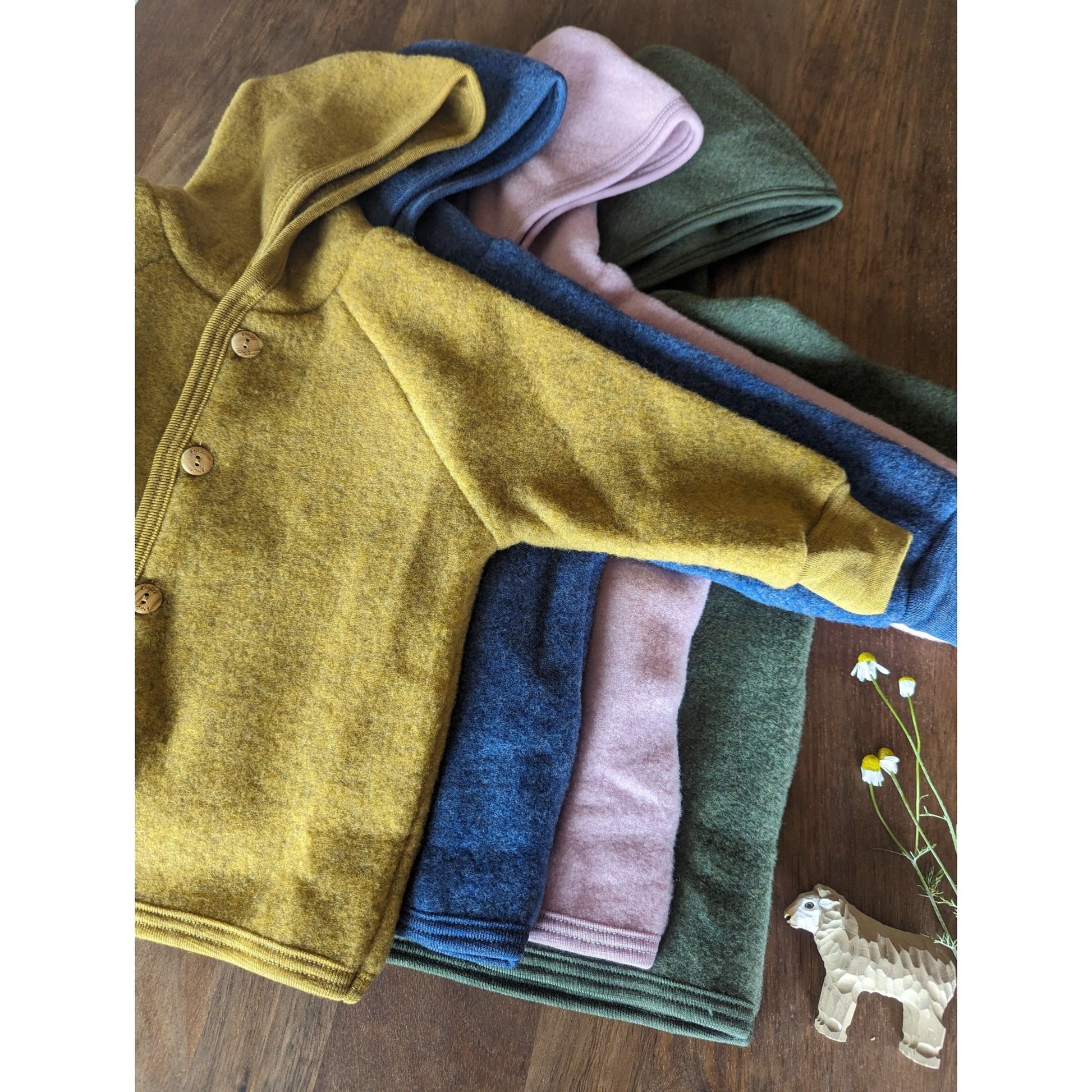 Engel - Organic Wool Fleece Jacket for Babies and Kids - Nature's Wild Child