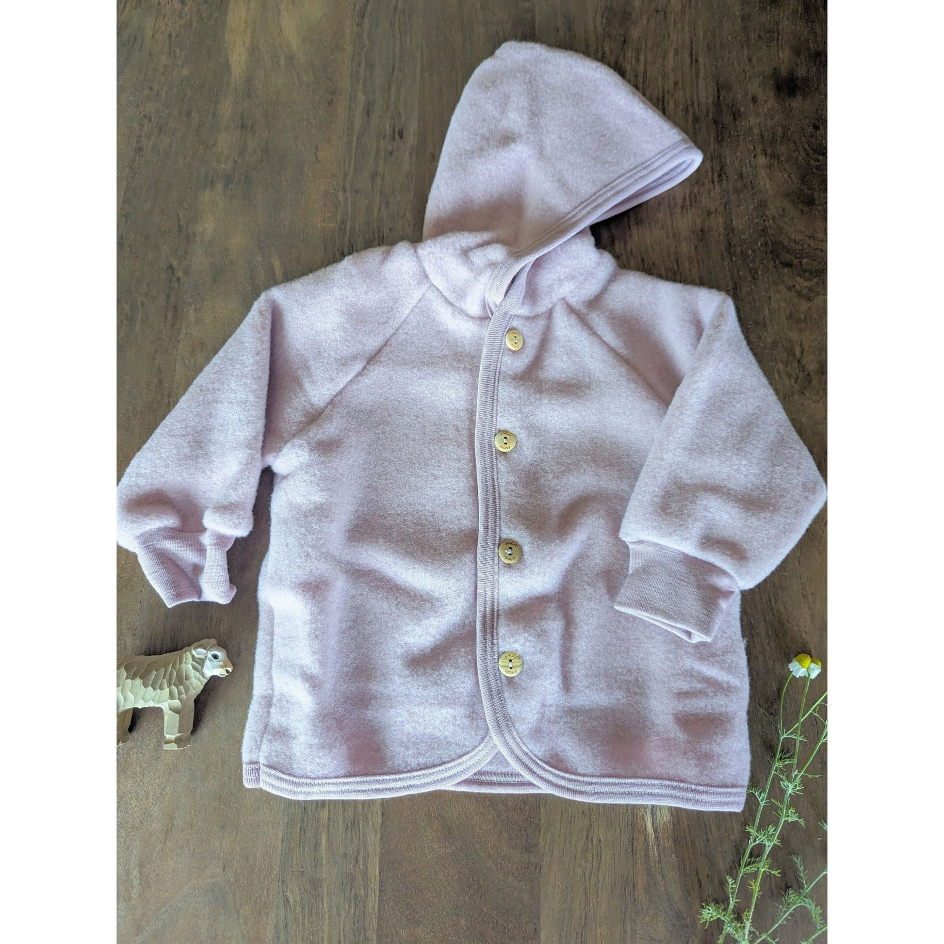Organic Merino Wool Fleece Baby, Kids Jacket