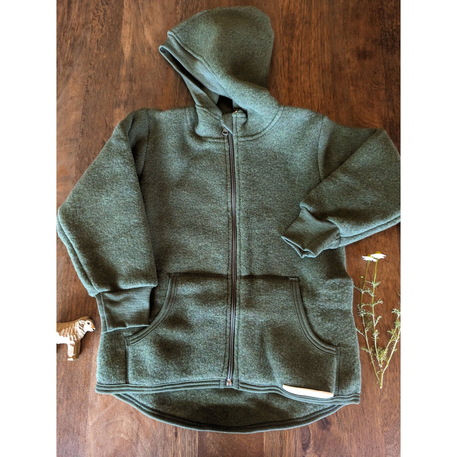 Engel - Organic Wool Fleece Jacket for Kids (5-10 years - 2 colors)