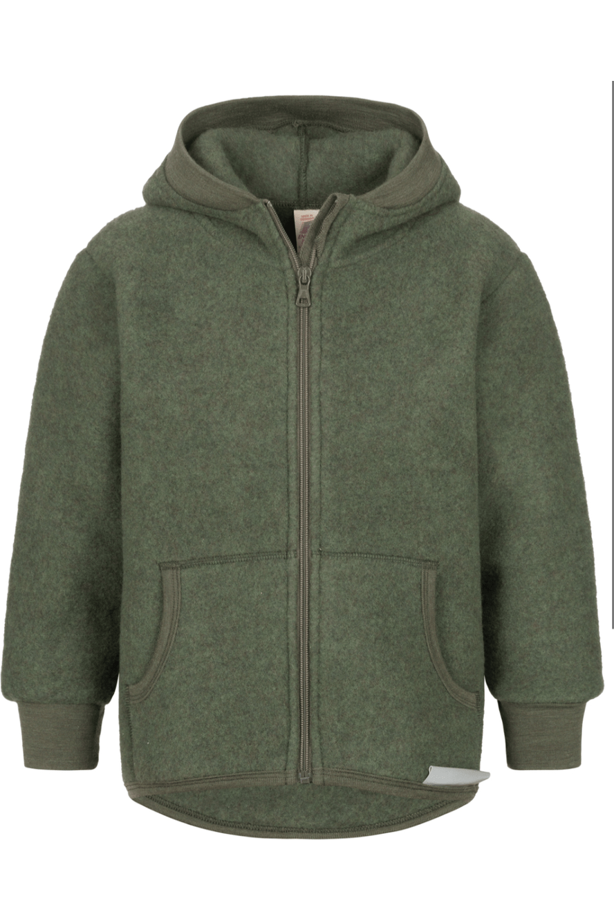 Engel - Organic Wool Fleece Jacket for Kids (5-10 years - 2 colors) - Nature's Wild Child