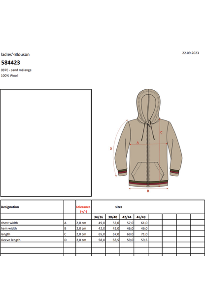 Engel - Organic Wool Fleece Women's Jacket - Nature's Wild Child