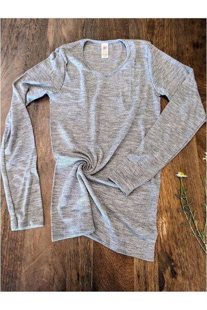 Engel - Woman's Organic Merino Wool Silk Long Sleeve - Nature's Wild Child