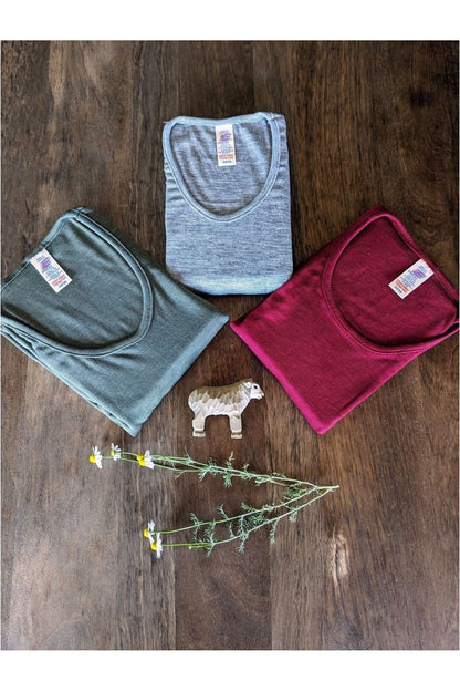 Engel - Woman's Organic Merino Wool Silk Long Sleeve - Nature's Wild Child