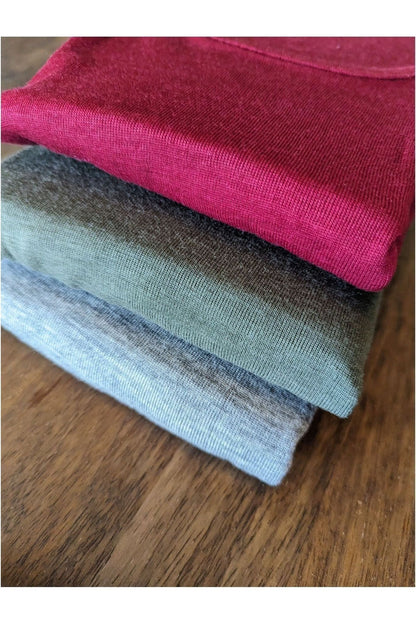 Engel - Woman's Organic Merino Wool Silk Long Sleeve - Nature's Wild Child