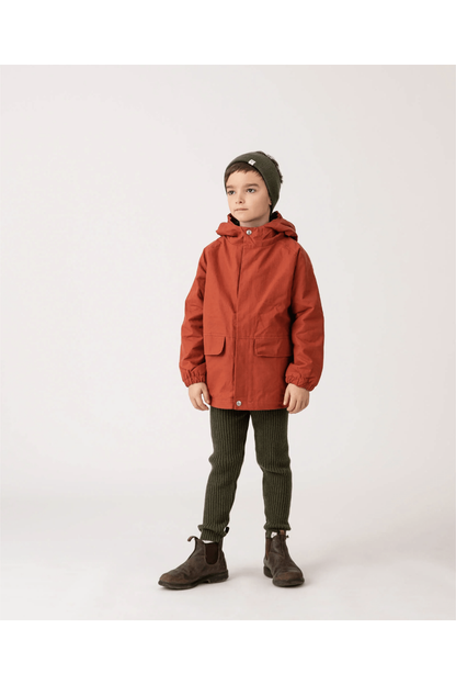 Insulated Organic Cotton Waxed Canvas - Rain Jacket - Nature's Wild Child