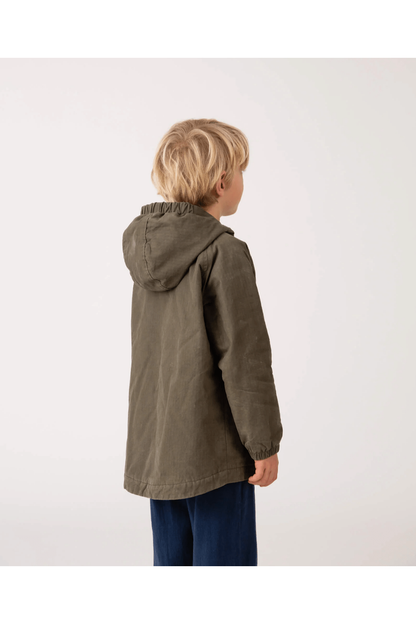 Insulated Organic Cotton Waxed Canvas - Rain Jacket - Nature's Wild Child