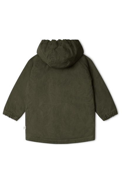 Insulated Organic Cotton Waxed Canvas - Rain Jacket - Nature's Wild Child
