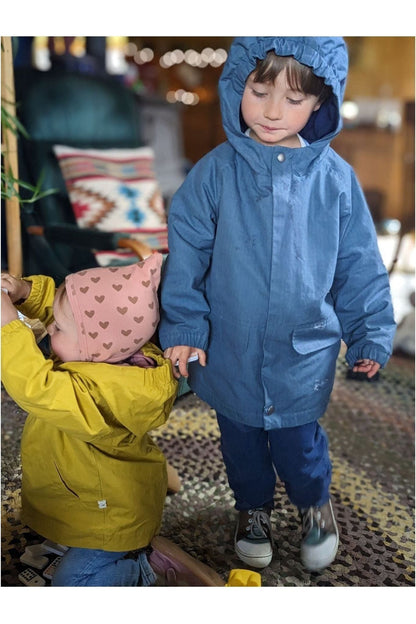 Insulated Organic Cotton Waxed Canvas - Rain Jacket - Nature's Wild Child