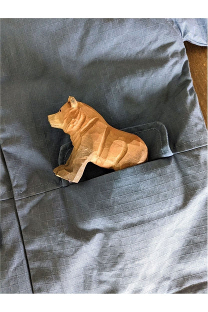 Insulated Organic Cotton Waxed Canvas - Rain Jacket - Nature's Wild Child