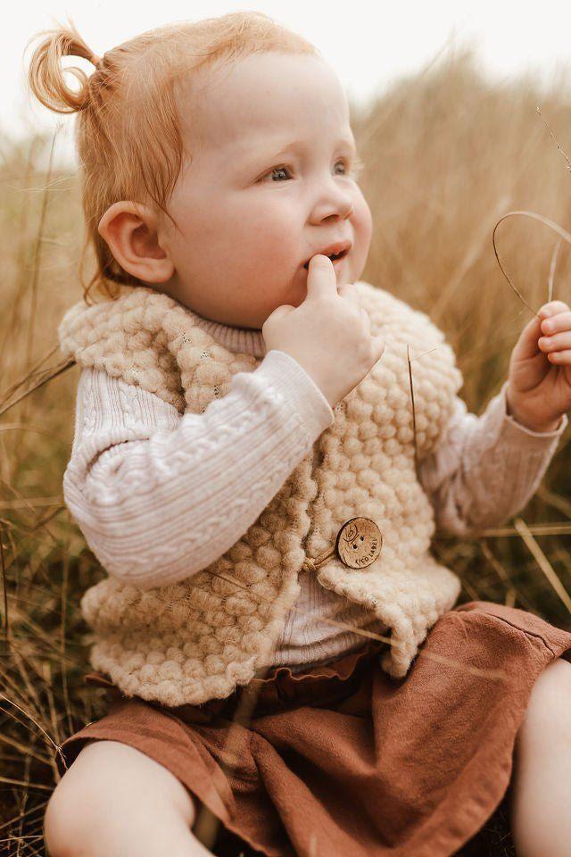 Kico Label Un-dyed Wool Vest - Babies and Kids - Nature's Wild Child