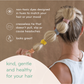 Kooshoo Organic Cotton and Natural Rubber Hair Ties - Flat - Nature's Wild Child