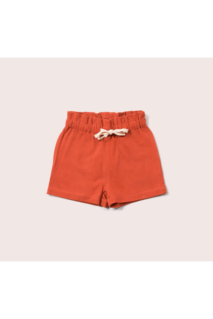 Little Green Radicals - GOTS Organic Cotton Shorts - Earthy Red (12 months to 8 years) - Nature's Wild Child