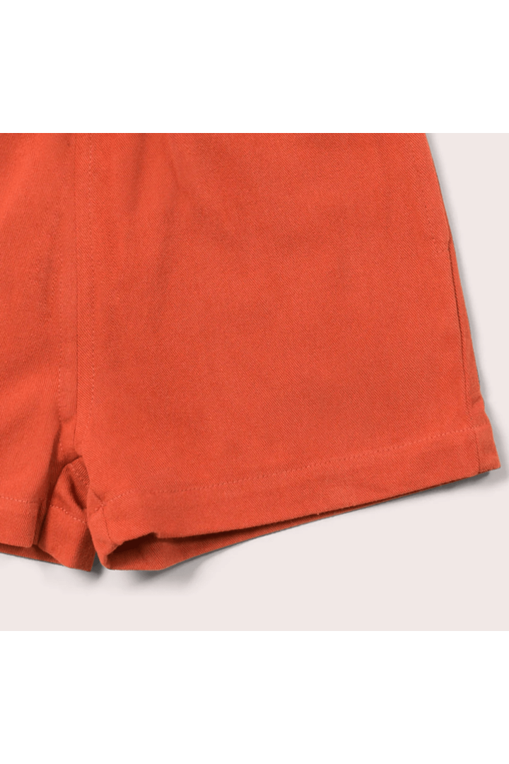 Little Green Radicals - GOTS Organic Cotton Shorts - Earthy Red (12 months to 8 years) - Nature's Wild Child