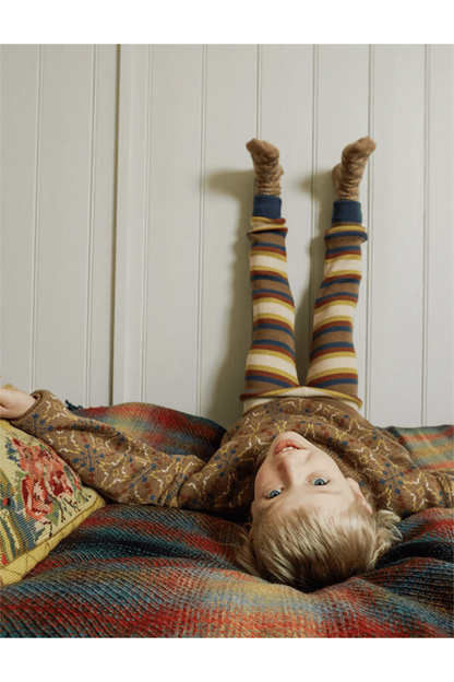 Mabli - Merino Baby and Kids Leggings - Sylfaen Skinnny Legs - Nature's Wild Child