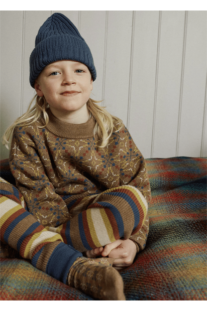 Mabli - Merino Baby and Kids Leggings - Sylfaen Skinnny Legs - Nature's Wild Child
