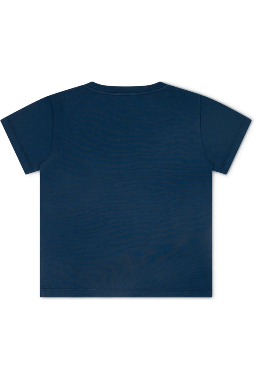 Matona - GOTS Organic Cotton Kids Classic T-Shirt - Navy (1-8 years) - Nature's Wild Child