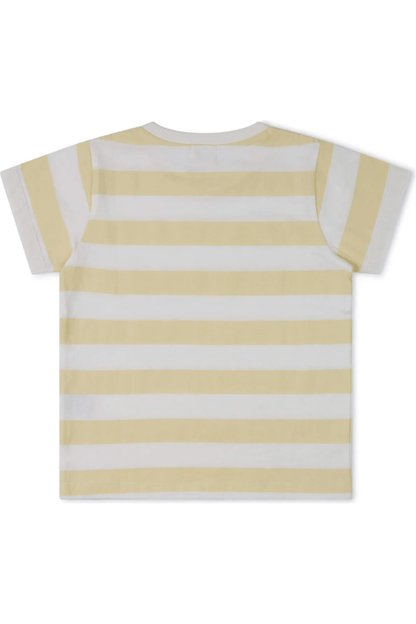 Matona - GOTS Organic Cotton Kids Classic T-Shirt - Yellow Stripes (1-8 years) - Nature's Wild Child