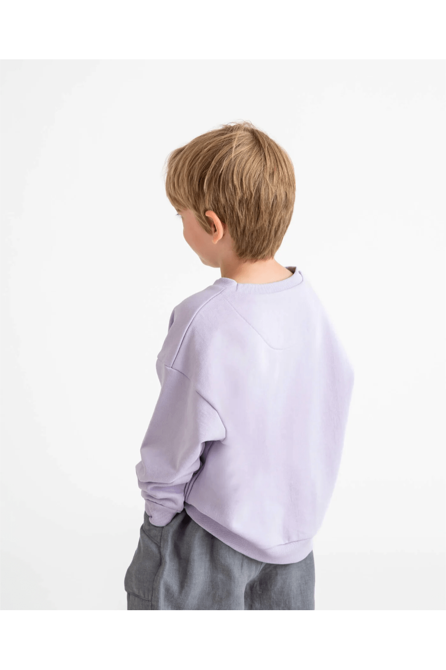 Matona - Organic Cotton Kids Sweatshirt - Lilac (1-10 years) - Nature's Wild Child